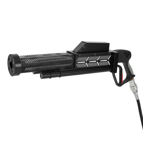 Pistolet à colonne CO2 avec LED bleue (sans batterie) - Pointe Euro
