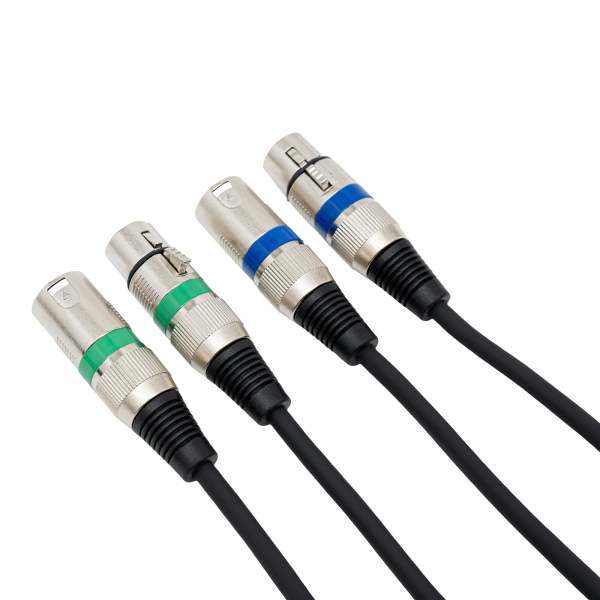 Câble DMX, connexion de signal DMX, commande d'éclairage DMX