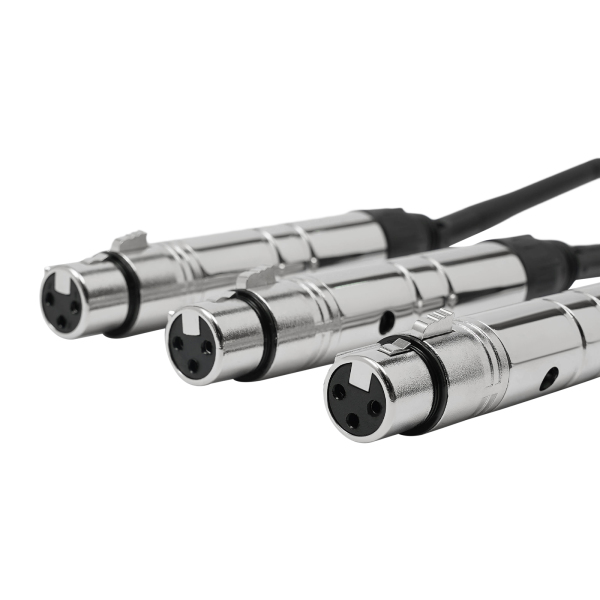 Commande d'éclairage émetteur et récepteur sans fil Commande sans fil (1 émetteur et 3 récepteurs) pour microphones