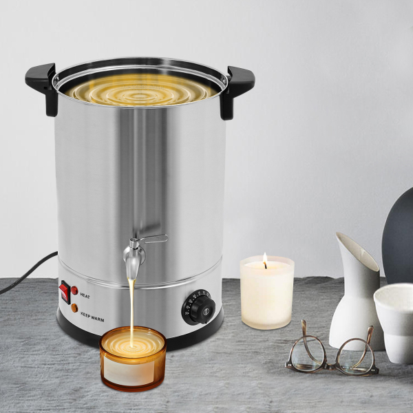 Pot de fusion de cire de 12 L pour la fabrication de bougies, pot de fusion de cire, grande machine de fusion de cire commerciale
