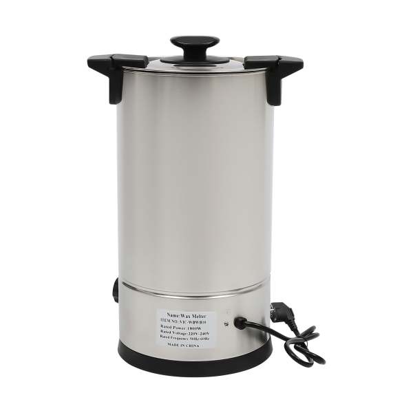 Fondoir de cire pour la fabrication de bougies, grand pot de fusion de cire électrique de 10,5 Qts