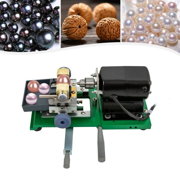 60-420W Perceuse à perles réglable pour perles d'ambre, perles et pierres