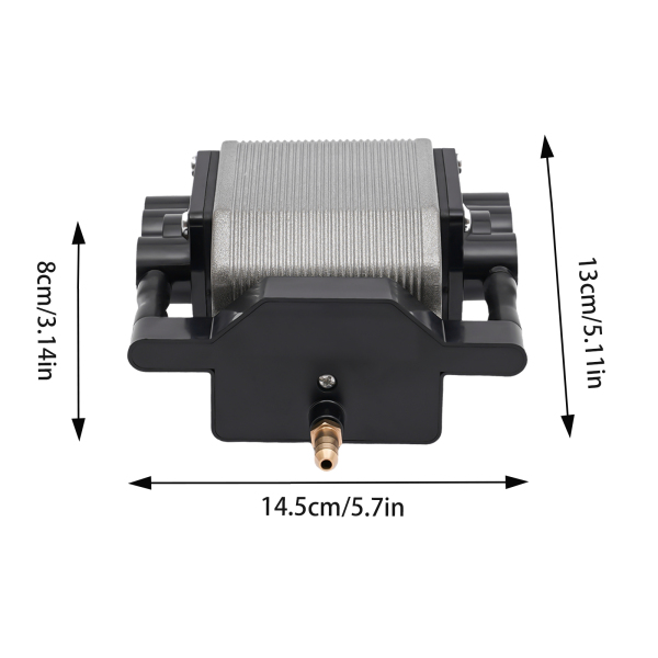 Pompe pneumatique pour découpeuses et graveurs laser, pour surfaces propres et bords de coupe lisses, 30L
