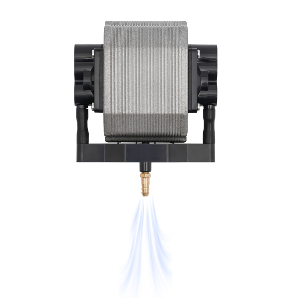Pompe pneumatique pour découpeuses et graveurs laser, pour surfaces propres et bords de coupe lisses, 30L