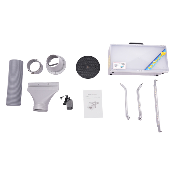 Établi de peinture modèle, établi de peinture par pulvérisation avec barres lumineuses LED Établi de peinture modèle, établi de peinture par pulvérisation avec barres lumineuses LED