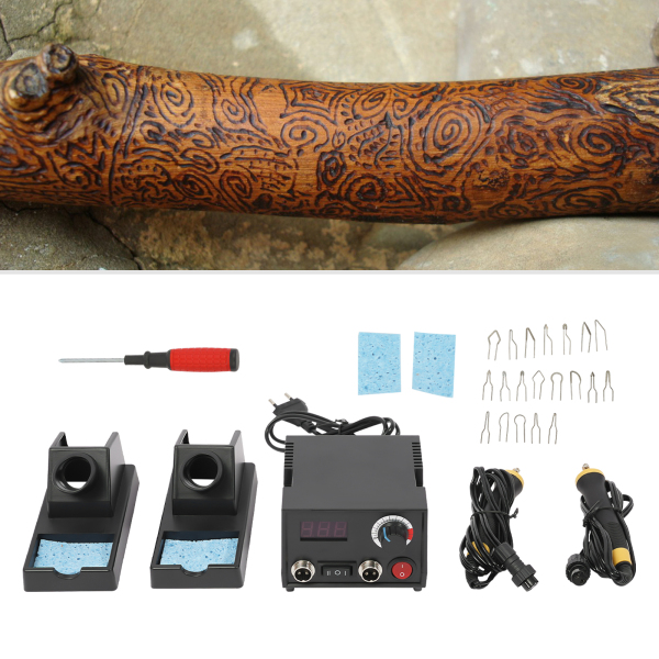 Kit de machine à pyrogravure, machine à pyrogravure 60 W, kit de machine à pyrogravure professionnelle