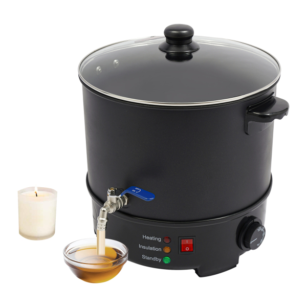 Pot de fusion de cire de 10 L pour la fabrication de bougies, pot de fusion de cire, grande machine de fusion de cire commerciale
