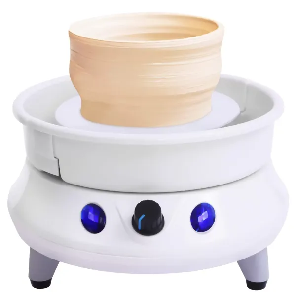 Disques de poterie en céramique - Disque de poterie électrique - Pour enfants - Pour bricolage - Argile - 15 cm - 120 W - Convient pour la maison et l'école