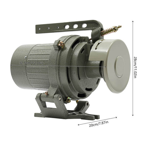 Moteur Industriel de Machine à Coudre 400W, Accessoires de Machine à Coudre Remplacement de Moteur de Machine à Coudre 2850 TR/Min
