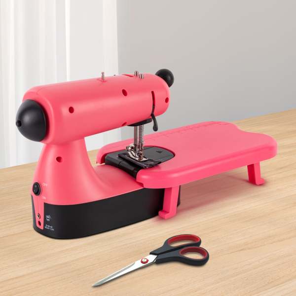 Machine à coudre, bras libre, machine à coudre à points super utilitaires - rose Machine à coudre, bras libre, machine à coudre à points super utilitaires - rose