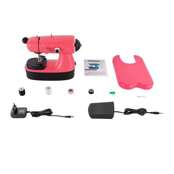 Machine à coudre, bras libre, machine à coudre à points super utilitaires - rose Machine à coudre, bras libre, machine à coudre à points super utilitaires - rose