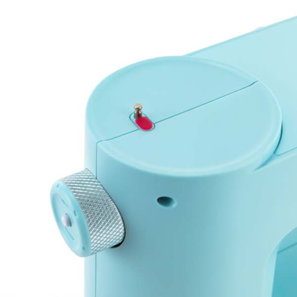 Machines à coudre électriques, bras libre, machine à coudre au point utile, mini machine à coudre domestique, deux modes (bleu)