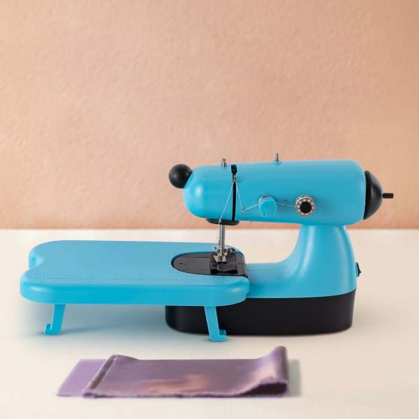 Machine à coudre, bras libre, machine à coudre à points super utilitaires - bleu