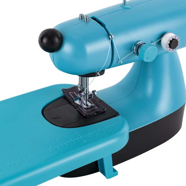 Machine à coudre, bras libre, machine à coudre à points super utilitaires - bleu Machine à coudre, bras libre, machine à coudre à points super utilitaires - bleu