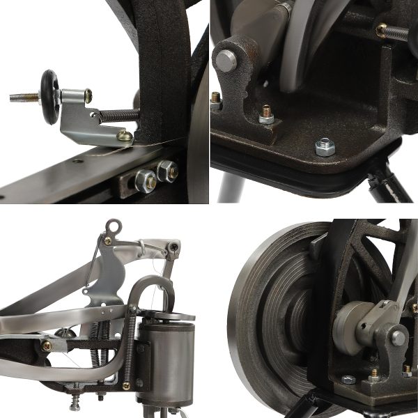 Machine à coudre à la main Cobbler - Machine à coudre - Kit de réparation de chaussures avec aiguilles pour toile, coton, lin, outil de couture
