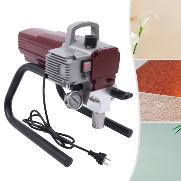Pulvérisateur de peinture sans air 1800 W 220 V avec pression de pulvérisation réglable et tuyau pour mur, plafond, bois Pulvérisateur de peinture sans air 1800 W 220 V avec pression de pulvérisation réglable et tuyau pour mur, plafond, bois