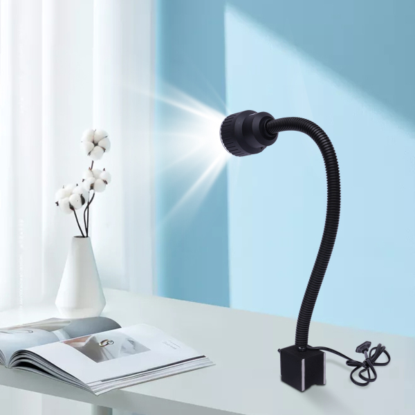 Lampe de travail LED 10W, Machines CNC flexibles, lampe magnétique à col de cygne