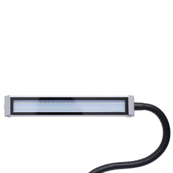 Lampe de travail LED CNC - Flexible - Étanche - Noir - 10 W - Pour artisanat, CNC, établi