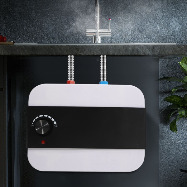 Chauffe-eau horizontal électrique - Petit chauffe-eau instantané - 6 l
