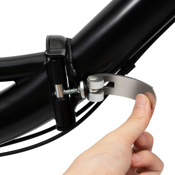 Vélo à 3 Roues 24 Pouces 7 Vitesses avec Panier pour Adultes et Seniors, pour Voyager, Rouler et Faire du Shopping (Noir)